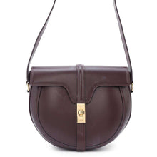 将图像加载到图库查看器中，CELINE Busas 16 Seize Shoulder Bag Bordeaux189193 Leather
