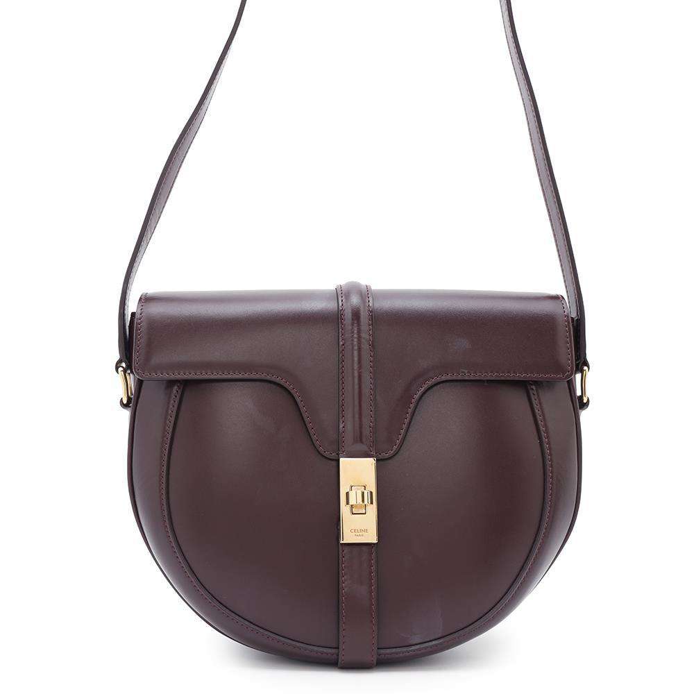 CELINE Busas 16 Seize Shoulder Bag Bordeaux189193 Leather
