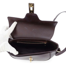 将图像加载到图库查看器中，CELINE Busas 16 Seize Shoulder Bag Bordeaux189193 Leather

