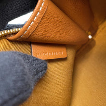 Load image into Gallery viewer, CELINE Triomphe cosmetic pouch White4M1622CZJ PVC Coated Canvas Leather Size Small
