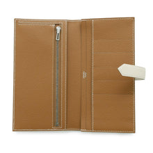 将图像加载到图库查看器中，HERMES Bearnsfre Verso Craie/Gold Epsom

