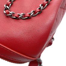 Load image into Gallery viewer, CHANEL Chain logo 2WAY Shoulder Bag RedAS1779 Leather
