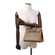 将图像加载到图库查看器中，HERMES Birkin Sellier Etoupe Epsom Size 25
