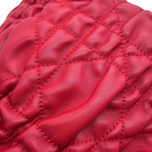 Load image into Gallery viewer, Dior Cannage ChainShoulder Bag with PearlBag Charm Red Leather
