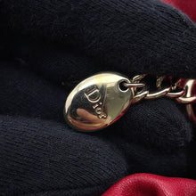 Load image into Gallery viewer, Dior Cannage ChainShoulder Bag with PearlBag Charm Red Leather
