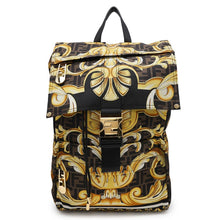 Load image into Gallery viewer, FENDI Fendace Backpack Black/Yellow7VZ066 Nylon
