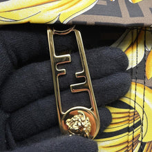 Load image into Gallery viewer, FENDI Fendace Backpack Black/Yellow7VZ066 Nylon
