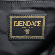 Load image into Gallery viewer, FENDI Fendace Backpack Black/Yellow7VZ066 Nylon
