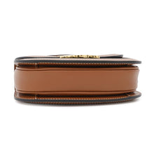 将图像加载到图库查看器中，CELINE Triomphe Mini Busas Claire 2WAY Shoulder Tan10K502 PVC Calf Leather
