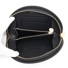 Load image into Gallery viewer, TIFFANY&amp;Co. Half Moon Wallet Black Leather
