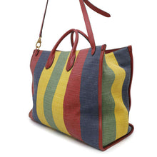 将图像加载到图库查看器中，GUCCI ★Baiadela 2WAYBag Multicolor630358 Canvas Leather
