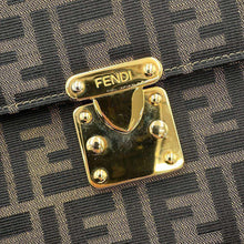 将图像加载到图库查看器中，FENDI Zucca Pattern 2WAYBag Brown0914117 Canvas Leather
