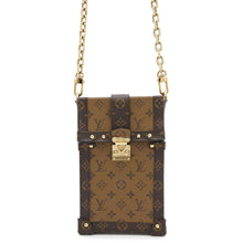 Load image into Gallery viewer, LOUIS VUITTON Pochette Trunk Vertical BrownM67873 Monogram Reverse Canvas
