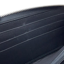 将图像加载到图库查看器中，GUCCI Eagle GG Supreme Zip Around Wallet Black451273 GG SupremeCanvas
