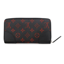 Load image into Gallery viewer, LOUIS VUITTON Zippy Wallet Noir/Red/KhakiM60974 Monogram / Anfra Rouge
