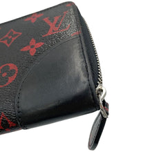 Load image into Gallery viewer, LOUIS VUITTON Zippy Wallet Noir/Red/KhakiM60974 Monogram / Anfra Rouge
