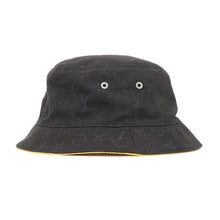 将图像加载到图库查看器中，LOUIS VUITTON Hat・MonogramDenim Size 58 Black/YellowM76208 Cotton60% Polyester40%
