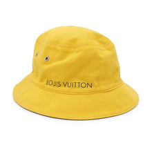将图像加载到图库查看器中，LOUIS VUITTON Hat・MonogramDenim Size 58 Black/YellowM76208 Cotton60% Polyester40%
