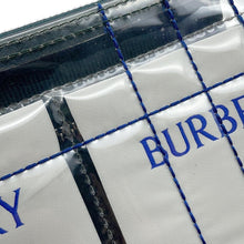 Load image into Gallery viewer, BURBERRY EKD Label Pouch White/Transparent Plastics Canvas

