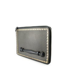 Load image into Gallery viewer, GUCCI Sega collaboration GUCCY logo Clutch Bag Black/Gold523441 Leather
