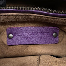 将图像加载到图库查看器中，Bottega Veneta INTRECCIATO Shoulder Bag Purple Leather
