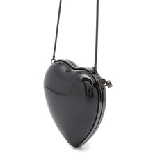 将图像加载到图库查看器中，SAINT LAURENT PARIS Lovebox Shoulder Bag Black466212 Patent Leather
