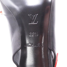 将图像加载到图库查看器中，LOUIS VUITTON Allure Pumps Black1AD301 Calf Leather Size 35 1/2
