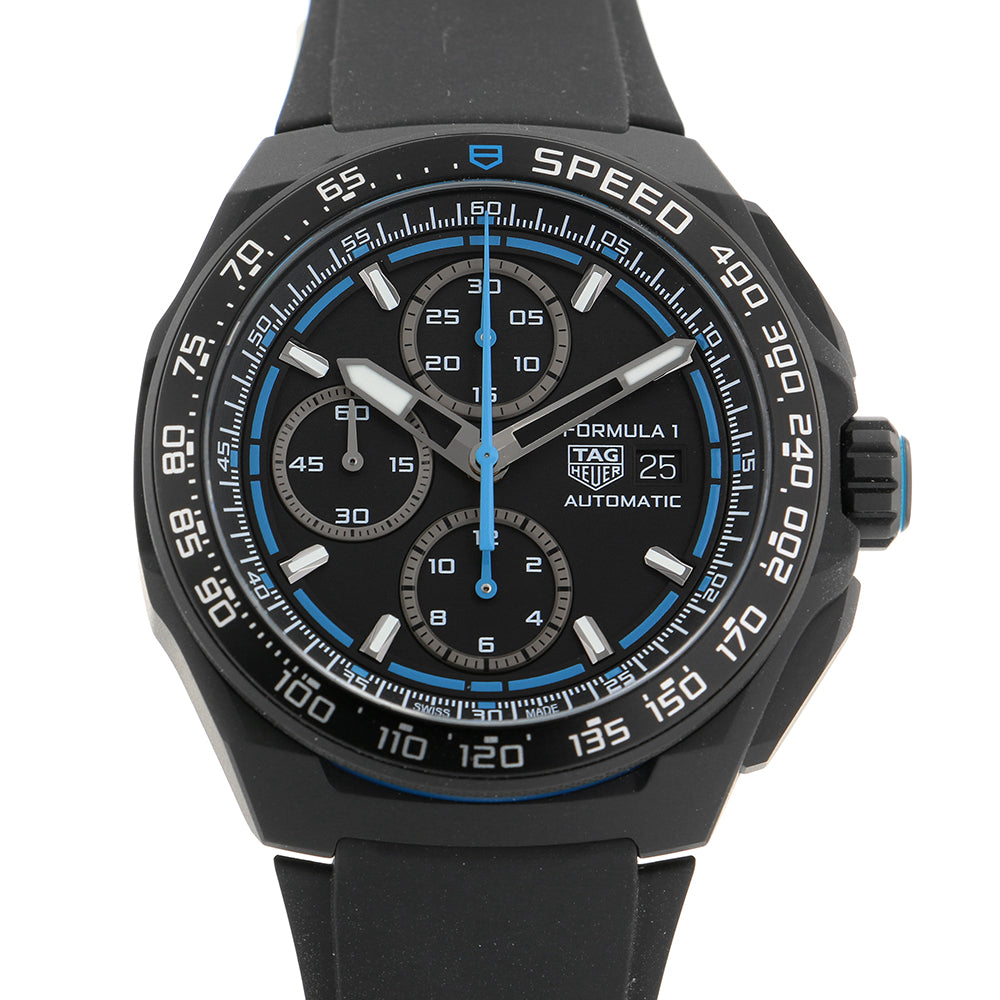 TAG HEUER Formula 1 Chronograph W44mm TI Rubber Black DialCBZ2084.FT8097