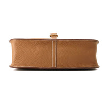 将图像加载到图库查看器中，HERMES Halzan Gold Taurillon Clemence Size 25
