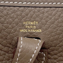 将图像加载到图库查看器中，HERMES Evelyne Amazon Long Etoupe/Blue Indigo Taurillon in Clemence Size TPM
