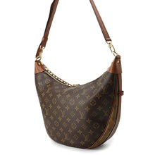 将图像加载到图库查看器中，LOUIS VUITTON loop hobo BrownM46311 Monogram Monogram Reverse Canvas
