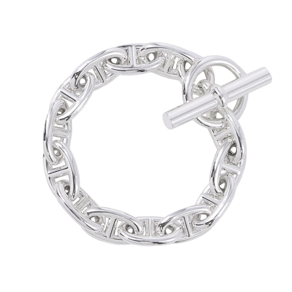 HERMES Chaine d'Ancre Bracelet 13 frames Size GM SV925