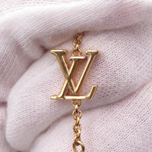 将图像加载到图库查看器中，LOUIS VUITTON Necklace Louisa GoldM01610 Metal Faux Pearl
