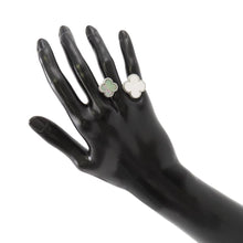 将图像加载到图库查看器中，Van Cleef &amp; Arpels ★Magic Alhambra Entree Les Doors Ring Size 56/#16VCARN05656/VCARN05600 18K White Gold
