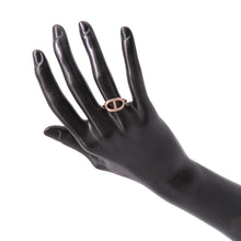 Load image into Gallery viewer, HERMES Chaine d&#39;Ancre Contour Ring Size MM/52/#12 18K Pink Gold
