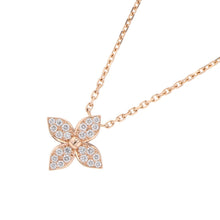 将图像加载到图库查看器中，LOUIS VUITTON Pendant Star BlossomQ93710 18K Pink Gold

