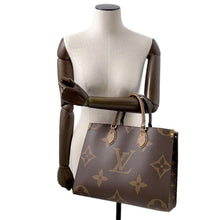 将图像加载到图库查看器中，LOUIS VUITTON Onthego RedM45321 Monogram Monogram Reverse Canvas Monogram Giant Size MM
