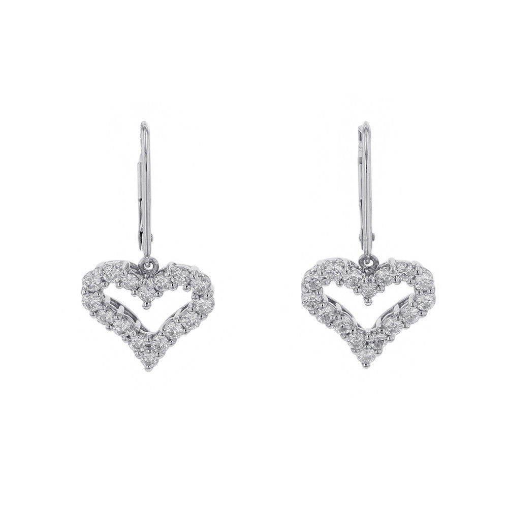 TIFFANY&Co. Sentimental Heart Earrings Pt950