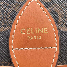 Load image into Gallery viewer, CELINE Falco Shoulder Bag Tan191502BZJ.04LU PVC Leather Size Medium
