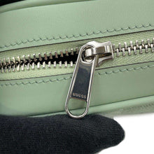 将图像加载到图库查看器中，GUCCI Ophidia Mini Shoulder Bag PailleGreen?772311 GG SupremeCanvas Leather
