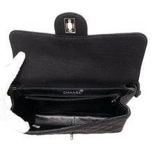 将图像加载到图库查看器中，CHANEL Matelasse Double Face Handbag Black Cotton

