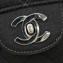 将图像加载到图库查看器中，CHANEL Matelasse Double Face Handbag Black Cotton
