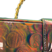 将图像加载到图库查看器中，CHANEL ★Coin motif 3D hologram Chain Handbag Multicolor Patent Leather
