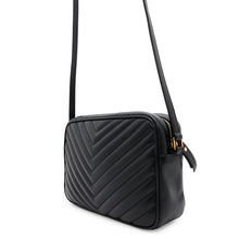 将图像加载到图库查看器中，SAINT LAURENT PARIS Lu Camera Shoulder Bag Black520534 Leather
