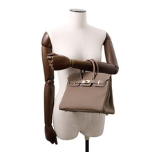 将图像加载到图库查看器中，HERMES Birkin Etoupe Togo Leather Size 25

