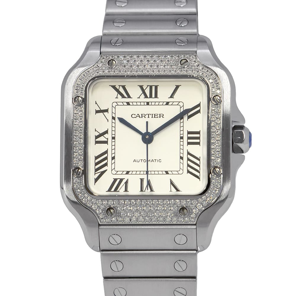 CARTIER Santos de Cartier W35.1mm Stainless Steel Silver DialW4SA0005