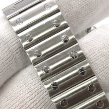 将图像加载到图库查看器中，CARTIER Santos de Cartier W35.1mm Stainless Steel Silver DialW4SA0005
