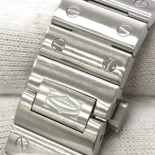 将图像加载到图库查看器中，CARTIER Santos de Cartier W35.1mm Stainless Steel Silver DialW4SA0005
