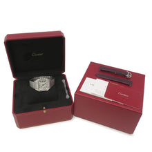将图像加载到图库查看器中，CARTIER Santos de Cartier W35.1mm Stainless Steel Silver DialW4SA0005

