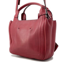 将图像加载到图库查看器中，Valentino Garavani Atelier 2WAY Handbag Red Leather
